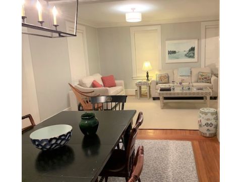Dining area looking toward living room 