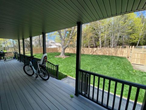 Fenced in rear yard area 