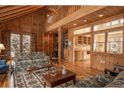 Living room looking toward the French doors 
