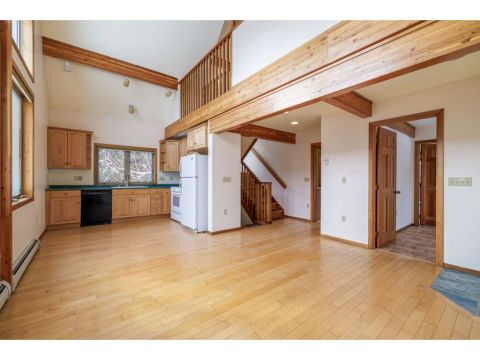 Guest house living room, dining area and kitchen 