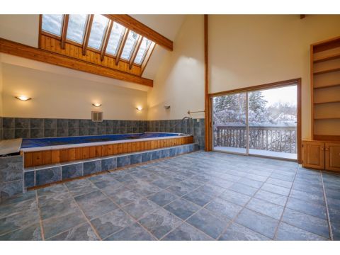 Spa area in the guest house has an Endless Pool and a separate entrance 